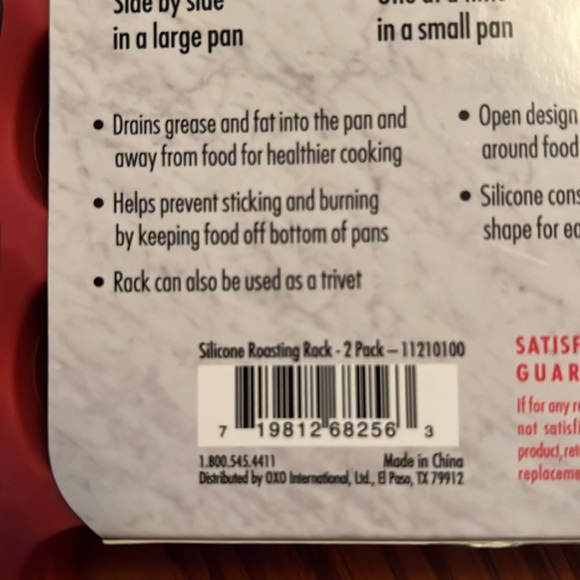 Good Grips silicone roasting rack
2 pack - Picture 3 of 3